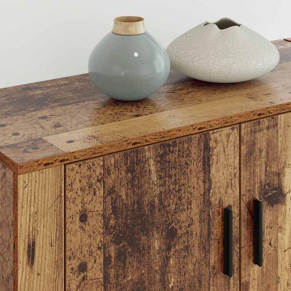 vidaXL Set Mobile TV da Parete 3 pcs Legno vecchio 80 x 34,5 x 40 cm