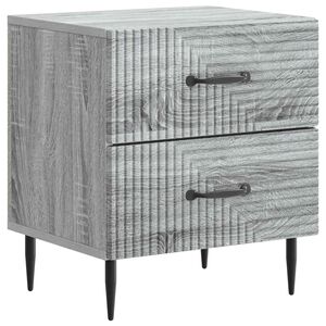 vidaXL Armadio da Notte con cassetto Grigio Sonoma 43 x 34,5 x 47,5 cm