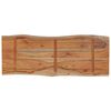 vidaXL Piano Tavolo 100x40x2,5 cm Rettangolare Legno Acacia Bordi Vivi