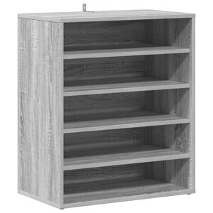 vidaXL Scarpiera Grigio Sonoma 60x35x70 cm in Legno Multistrato
