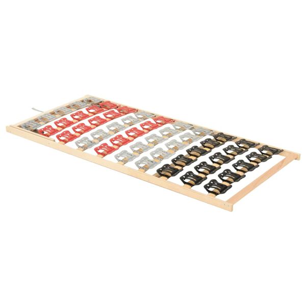 vidaXL Rete a Doghe con 12 Doghe Schienale Regolabile 120x200 cm