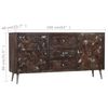vidaXL Credenza in Legno Massello di Recupero 160x40x80 cm
