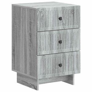 vidaXL Armadio da Notte con cassetto Grigio Sonoma 43 x 41 x 66,5 cm