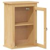 vidaXL Mobile Bagno a Parete Corona 45x27x64,5cm Legno Massello Pino