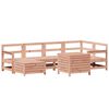 vidaXL Set Divani da Giardino 7 pz in Legno Massello Abete Douglas
