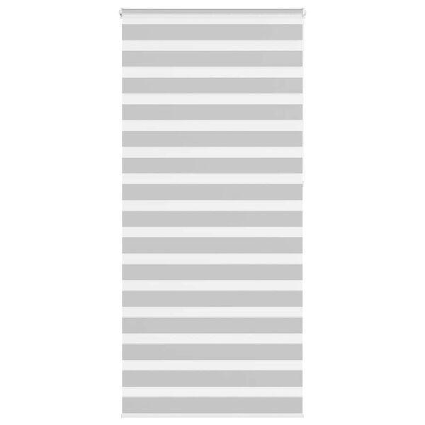 vidaXL Tenda a Rullo Zebra Larghezza Tessuto 110,9 cm Poliestere