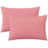 vidaXL Cuscino con cuscino HEERLEN 2 pz Rosa Tessuto