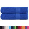 vidaXL Asciugamani da bagno FROGN 2 pz Blu 100x150 cm 360 g/m²