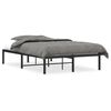 vidaXL Giroletto in Metallo Nero 120x190 cm