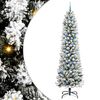vidaXL Albero di Natale artificiale con 300 LED Bianco 240 cm