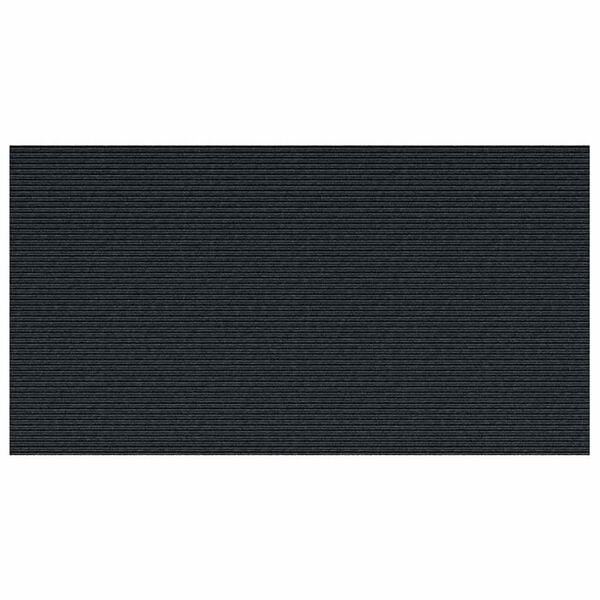 vidaXL Runner in Moquette Antracite 80 x 150 cm Tessuto