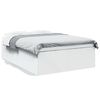 vidaXL Giroletto Bianco 120x190 cm in Legno Multistrato