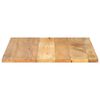 vidaXL Piano per Tavolo 80x80x2,5 cm Quadrato Legno Massello di Pino