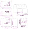 vidaXL Letto a Soppalco con Tunnel Bambini Rosa 80x200cm Massello Pino