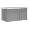 vidaXL Baule da Giardino Grigio 129x67x65 cm