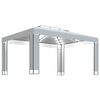 vidaXL Gazebo con Stringa di Luci LED Bianco 3x4 m
