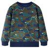 vidaXL Felpa da Bambino Cachi Scuro M&eacute;lange 128