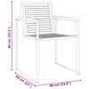 vidaXL Set da Pranzo per Giardino 5 pcs Legno Massello di Acacia