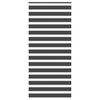 vidaXL Tenda a Rullo Zebra Nero Larghezza Tessuto 105,9 cm Poliestere