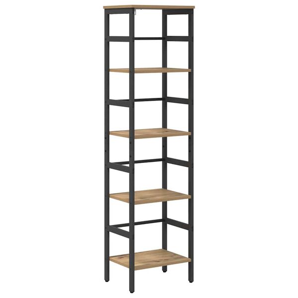 vidaXL Libreria Rovere artigianale 40 x 29,5 x 149 cm