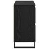vidaXL Credenza Rovere Nero 60 x 35 x 70 cm