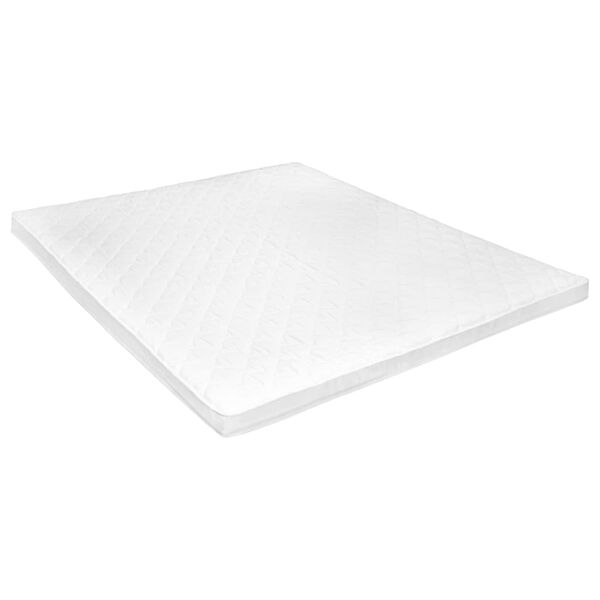 vidaXL Coprimaterasso 140x200cm Schiuma a Freddo Superficie a Onde 7cm