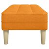 vidaXL panchina con cuscino Giallo Scuro 113 x 57 x 39 cm Tessuto