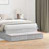vidaXL Cassetti per letto Grigio Sonoma 120 x 36,5 x 16,5 cm