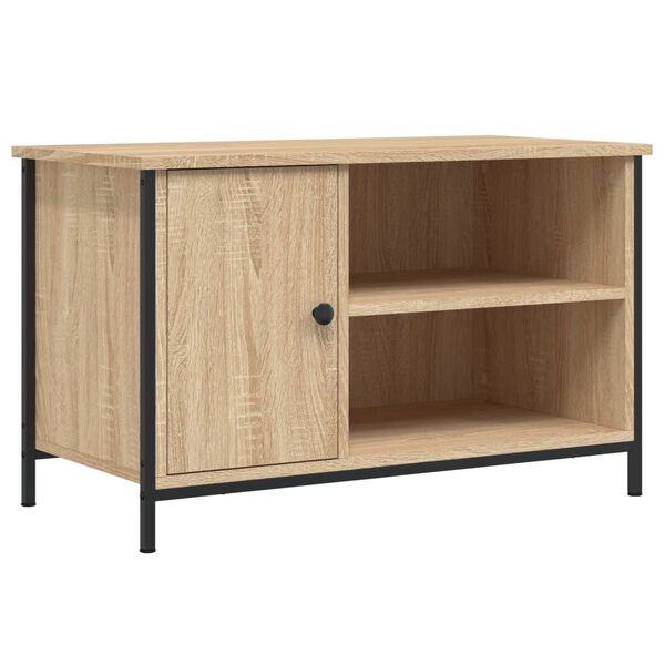 vidaXL Mobile Porta TV Rovere Sonoma 80x40x50 cm in Legno Multistrato