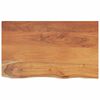 vidaXL Piano Bagno 110x60x3,8 cm Rettangolare Legno Massello di Acacia