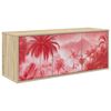 vidaXL Mobile TV da Parete AACHEN 102 x 33 x 40 cm Rovere Sonoma