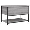 vidaXL Panca Portaoggetti Grigio Sonoma 70x42,5x47cm Legno Multistrato