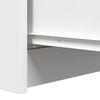 vidaXL Credenza Bianca 37,5x35x76 cm in Legno Multistrato