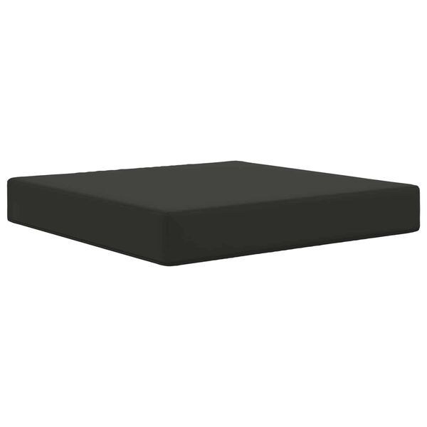 vidaXL Cuscino per divano da esterno Nero 60 x 60 x 8 cm Poliestere