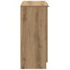 vidaXL Credenza Rovere Artigianale 90,5x30x70 cm in Legno Multistrato