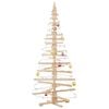 vidaXL Albero di Natale Decorativo in Legno 180 cm Legno Massello Pino