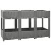 vidaXL Fioriera Rialzata 120x40x71 cm in Polipropilene
