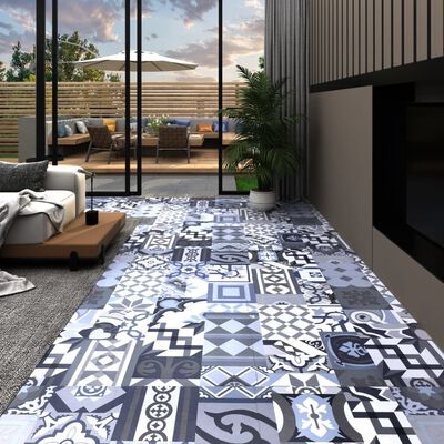 vidaXL Listoni per Pavimenti Adesivi 20 pz in PVC 1,86 m² Multicolore