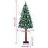 vidaXL Albero di Natale snodato con 300 LED con supporto Verde 180 cm