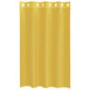 vidaXL Tende in Voile con Occhielli 2 pz Giallo