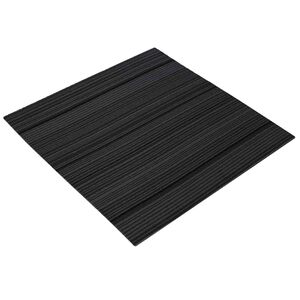 vidaXL Piastrella per Tappeto Rigato Grigio Chiaro 50 x 50 cm 36 pz