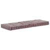 vidaXL Cuscino per Pallet e Pavimento in Cotone 120x40x7 cm Talpa