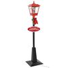 vidaXL Lampione di Natale con Babbo Natale 180 cm LED