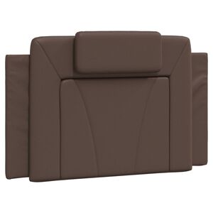 vidaXL Cuscino Testiera Viana Marrone 80 cm in Similpelle
