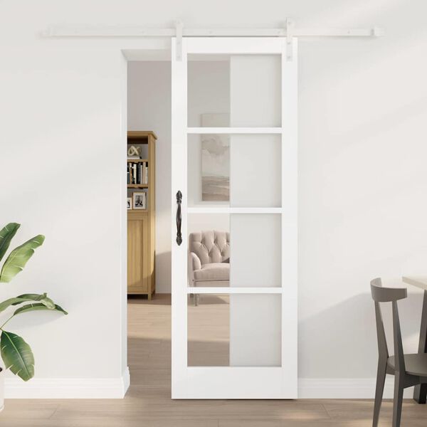 vidaXL Porta scorrevole ORKDAL Bianco 73,5 x 211 cm