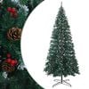 vidaXL Albero di Natale artificiale 400 cm PVC e Acciaio