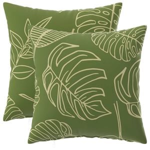 vidaXL Federa 2 pcs HEERLEN Design a foglia 30 x 30 cm Poliestere
