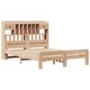 vidaXL Letto Libreria senza Materasso 160x200 cm in Legno di Pino