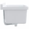 vidaXL Lavabo a Parete Bianco 50x35x24 cm in Resina