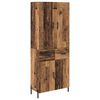 vidaXL Credenza Legno vecchio 69,5 x 34 x 180 cm Legno ingegnerizzato